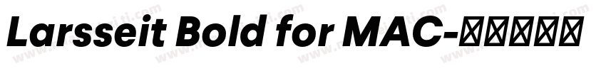 Larsseit Bold for MAC字体转换